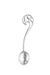 Kaffe/tesked Arabesque (silver) från Frankrike